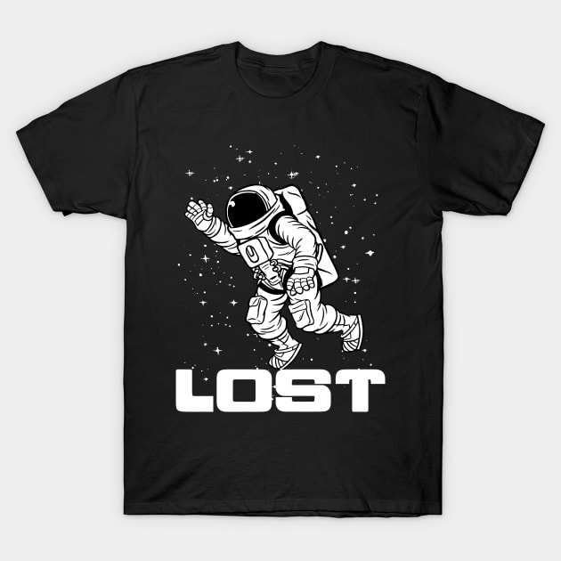 Cool Astronaut Spaceman Lost in Space T-Shirt by JB.Collection